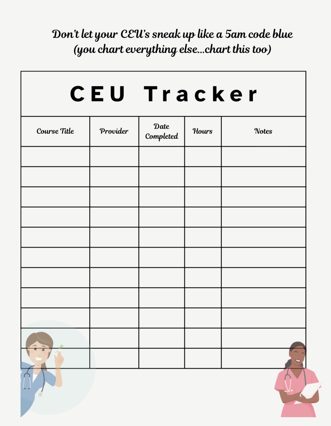 Nurse Life Planner (pocket sized 4x6)