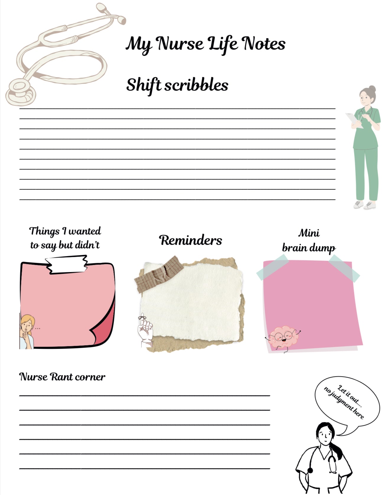 Nurse Life Planner (pocket sized 4x6)