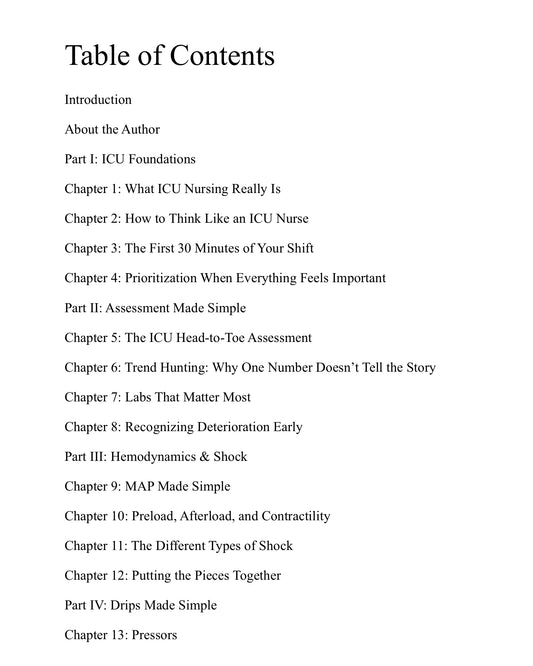 (PREORDER) Learn to Think Like an ICU Nurse